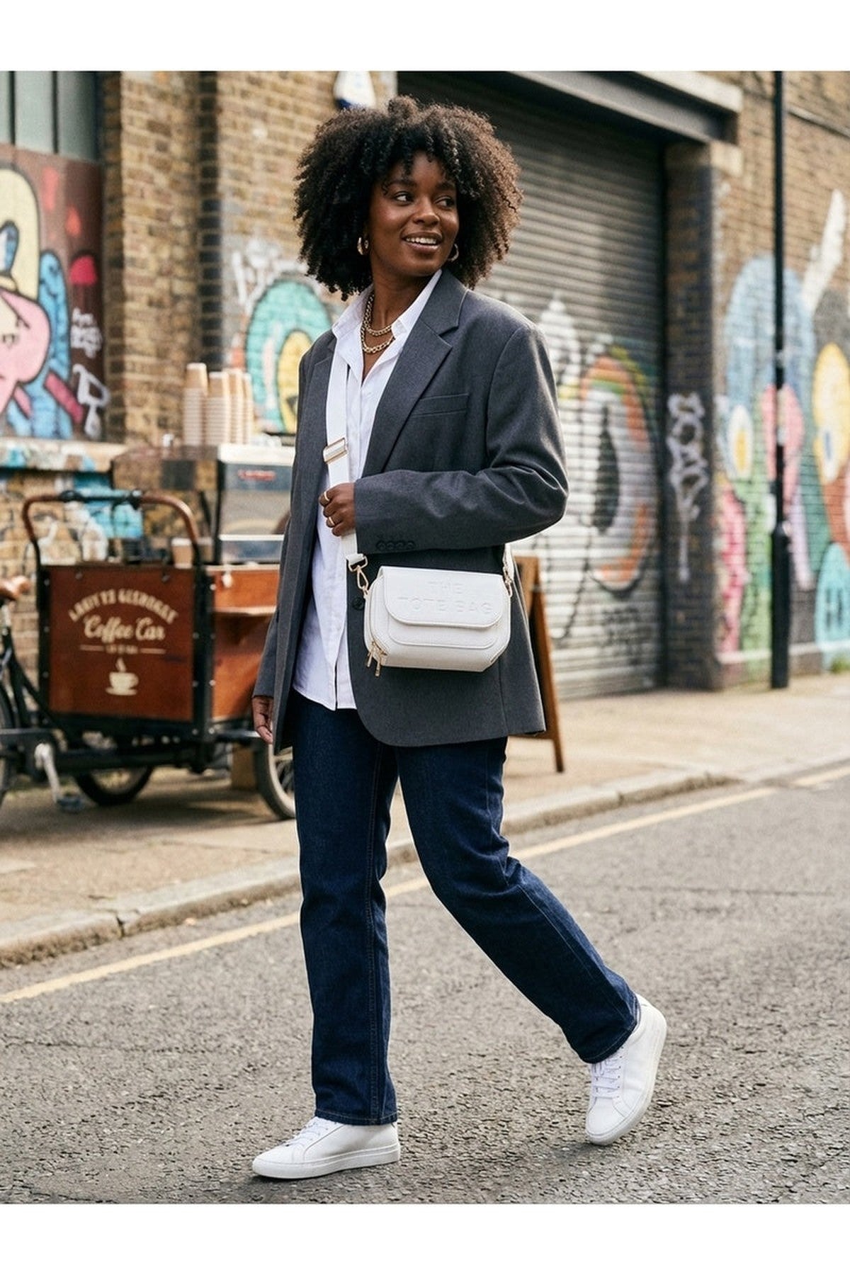 Mia Mini Crossbody Bag - White